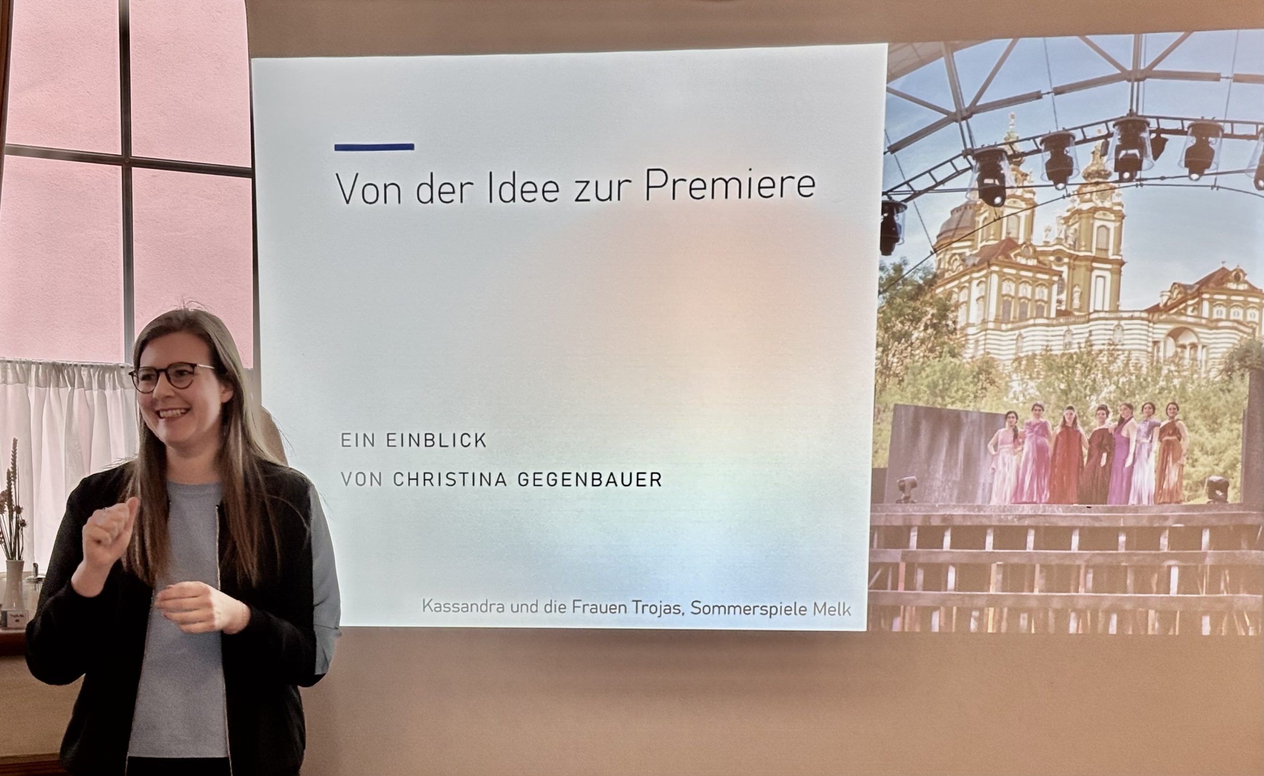 Von der Idee zur Premiere – Vortrag von Christina Gegenbauer